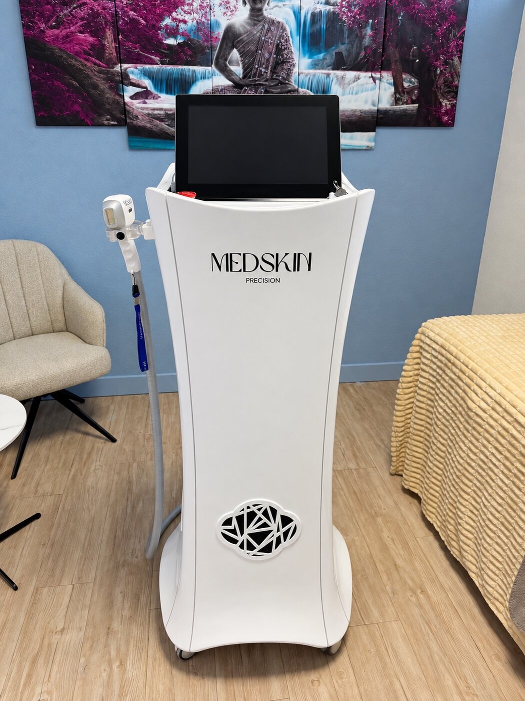 L'appareil MedSkin Precision dans son environnement